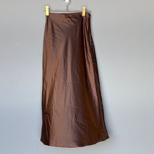 Storia Chocolate Brown Maxi Skirt